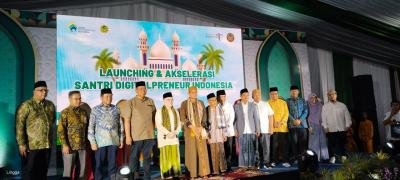 Launcing Santri Digitalpreneur 2024, Sandiaga Uno: Kita Usahakan Semua Pondok Pesantren Mengunakan D